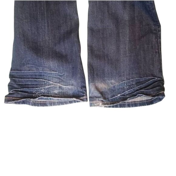 MEK Denim Jeans Womens Oaxaca Boot Cut Distressed Denim N0 Tag Approx Size 28-29 - Picture 9 of 12